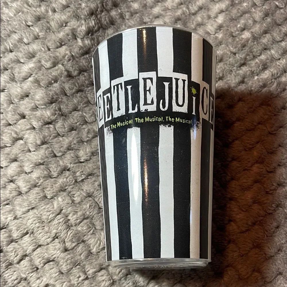 Universal Studios Beetlejuice plastic cup